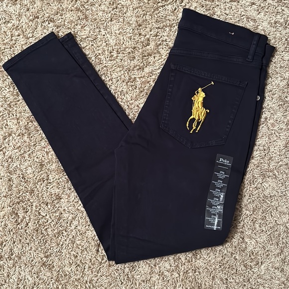 Polo Ralph Lauren-The Tompkins Skinny High Rise Ankle -Size 29R - Picture 1 of 3